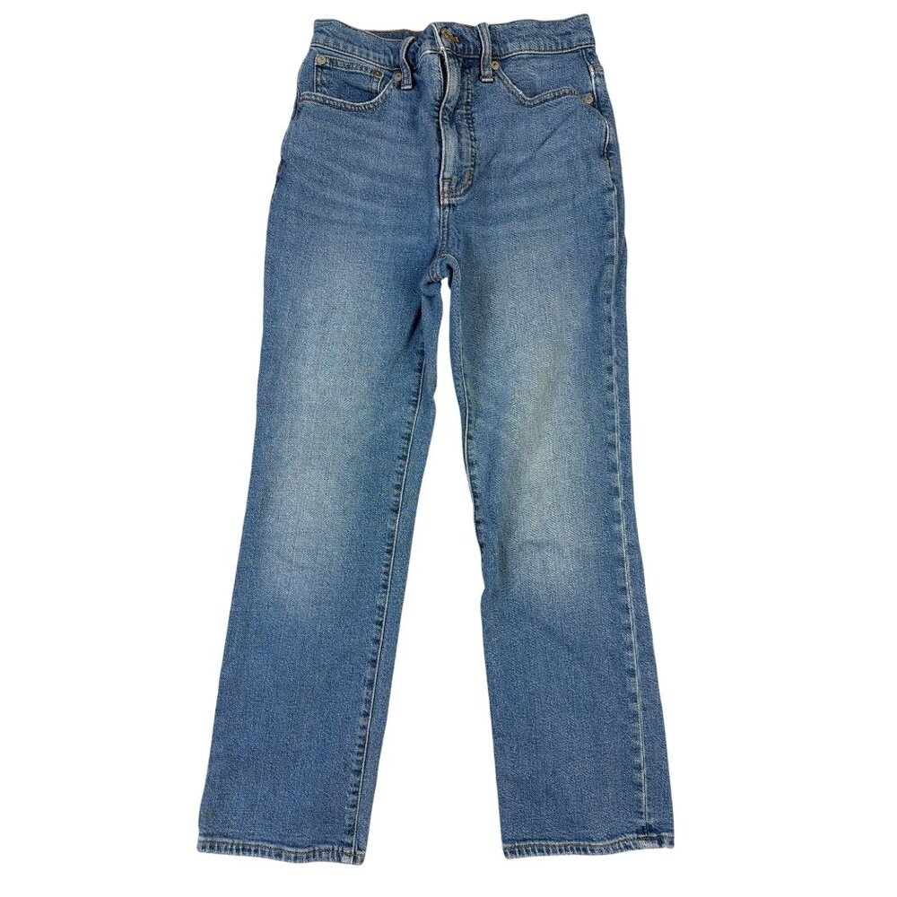 Madewell Slim Demi-Boot Jeans Medium Wash Denim Womens Size 28